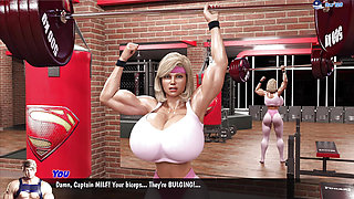 Amazing MILF Gets Help From a Stud at the Gym