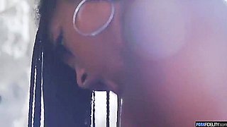 Ebony Queen In Love Flames - Tina Fire