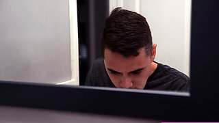 Annoying MILF stepmom on stepsons case