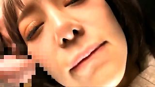 Tan Japanese gyaru in POV handjob blowjob rimjob orgy