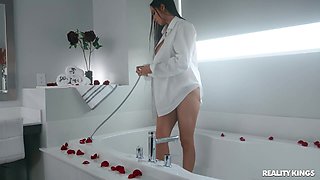 Desiree Dulce's Steamy Indoor Encounter with Latina Heat