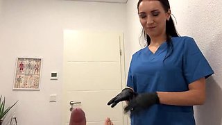 Eva Keks Russian MILF Nurse Gives Handjob Happy Ending Massage with Doggy Style Sex