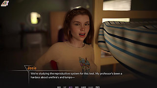 Taboo University #02 - Goth 18 Year Old Gives Me a Handjob in the Shower