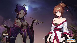 Ep18: Threesome Sex with Manari and Yutaka - Half-demon Shinobi