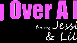 Freely Lilly Bell and Jessie Saint's deep throat trailer