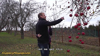 Horny couple enjoys a real slippery nuru massage fucking