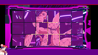 Cyberpunk. VR sex. Virtual reality sex in the post-apocalyptic and modern world. Neon and pussies are in fashion