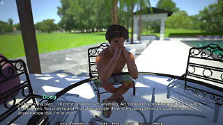 Italian Beautiful Wife Having Fun with Husband Friends