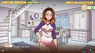 Visual hentai, naked adventure, public