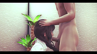 Hentai Uncensored - Miwa Blowjob, Cunnilingus and Fucked - Japanese Asian Manga Anime Game Porn