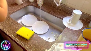 Stunner we can neat up the kitchen afterwards, now can you help me neat my spear?