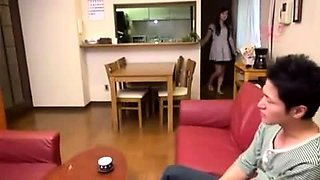 Japanese babe with perfect ass loves to take it doggystyle