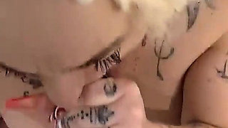 Blonde Sex and BDSM Slave Used as a Sperm Tank