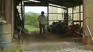 japanese mature housewife cheats with wild man in the warehouse