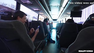 Kai Jaxon And Victoria Sweet In Lexi Sneaky Bus Fuck With Next To