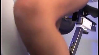 Latex masked chick banged hard in her wet pussy