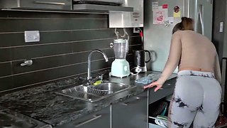 POV fuck with my booty step-mom after making her butt massage