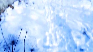 Teen Schoolgirl Gives Risky Public Blowjob in the Park