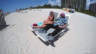 Hot slender beauty Khloe Kapri gives me a sensual blowjob and rides my cock like a cowgirl