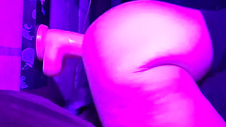Riding my 13 inch dildo