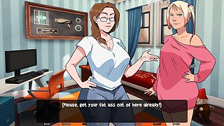 Cartoon fantasy with Misskitty2k gets steamy in a visual novel adventure