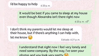 Hot Chat with My Stepdaughter's Best Friend