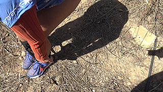 Mature farmers wife lets stepson cum on her hairy pussy