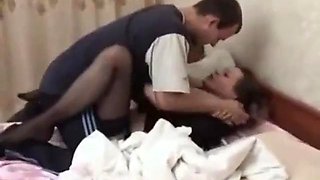 Sexy hot mature step-mom loves it rough