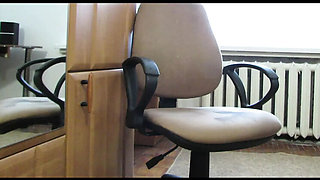 SexyAnka Russian Dirty Talk Hairy Brunette Squirting in Stockings Masturbation