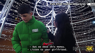 HUNT4K. Start with a nice striptease, get a big cock and lots of Christmas gifts!