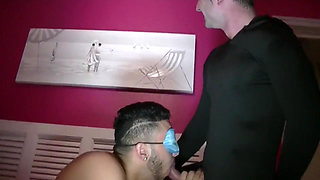 French arab fcked bareback by Stepdaddy and creampied