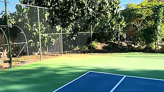 Beautiful tennis instructor MILF fucked