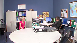 Teen Trainee Fucked by the Boss!