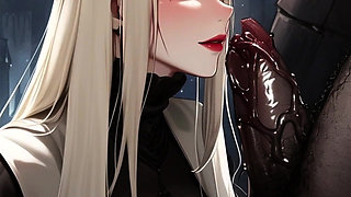 Busty White Bitches Worship BIG BLACK MUSLIM WARRIOR COCK