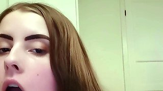 Amateur Facial For Teen Brunette
