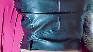 Biker Girl Gets Fucked but Doesn't Take off Her Leather Jacket