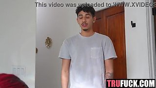 Stepmom and Stepson Taboo Bath Sex - Scarlette Moon Blowjob and Hardcore POV