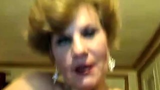 52-Year-Old Granny Gets Naughty on Webcam