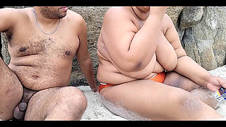 Nudist Beach, I'm Showing Myself off to Everyone