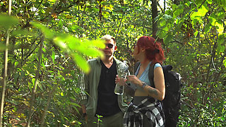 Step Mom's Secret Masturbation in Share Tent Turns Taboo Fuck!