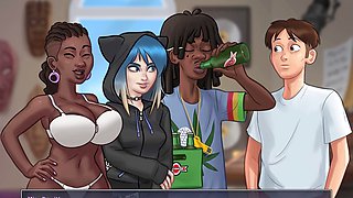 Hot animated twerking ass in a sexual cartoon fantasy