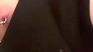 Cooking Xmas Dish and Spanking Boobs and Pierced Nipples Play