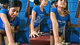 Mind-blowing Thik Bum Indian Dame Prompt Stand Pounding With Nephew Step Brother-in-law Screaming