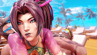 Rough Vacation Creampie: Stinky Pussy & Ass Destroyed by Huge Black Monster Cock