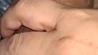 Step mom handjob step son dick without shame