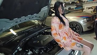 Hot Petite Wife in Heels Cheats on Husband with Big Cock - Amateur Homemade Sex