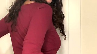 Hottest brunette solo webcam masturbation 2