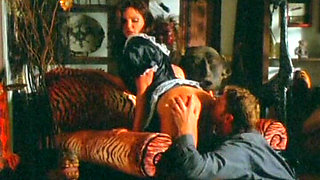 Brunette Maid Slut Fucked Deep Till Dripping Wet Orgasm