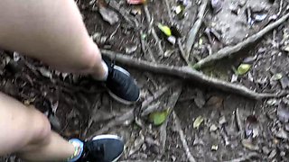 Amateur teen outdoor blowjob