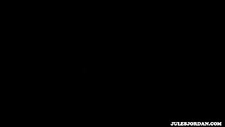 Guy Gets Caught In A Big Tit Oil Slick - Exclusive Scene - JulesJordan